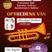 Optreden in Verenigingsgebouw De Borgh in Geldrop